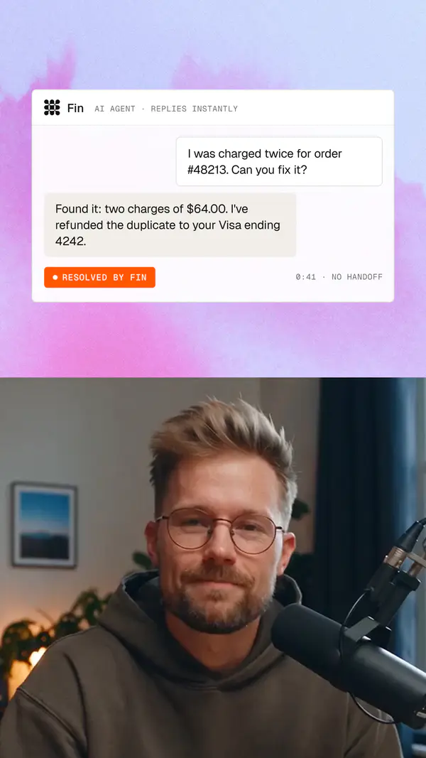 An AI agent that actually resolves customer issues
