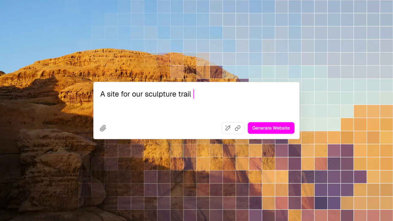 A website in minutes