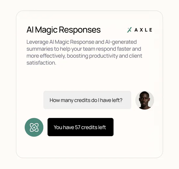 AXLE - Email Head — AI responses card