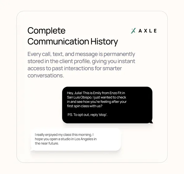 AXLE - Email Head — Messaging card