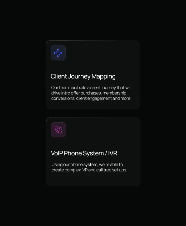 AXLE - Landing Page — Service cards