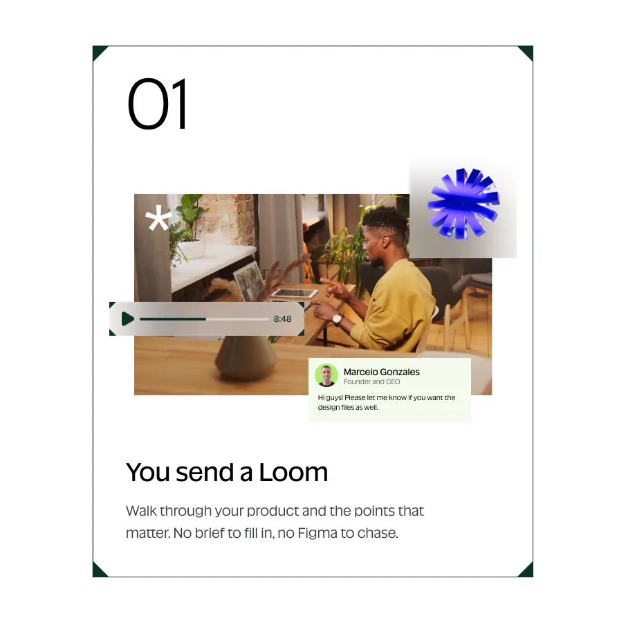 Motionhouse - Landing Page — Process card