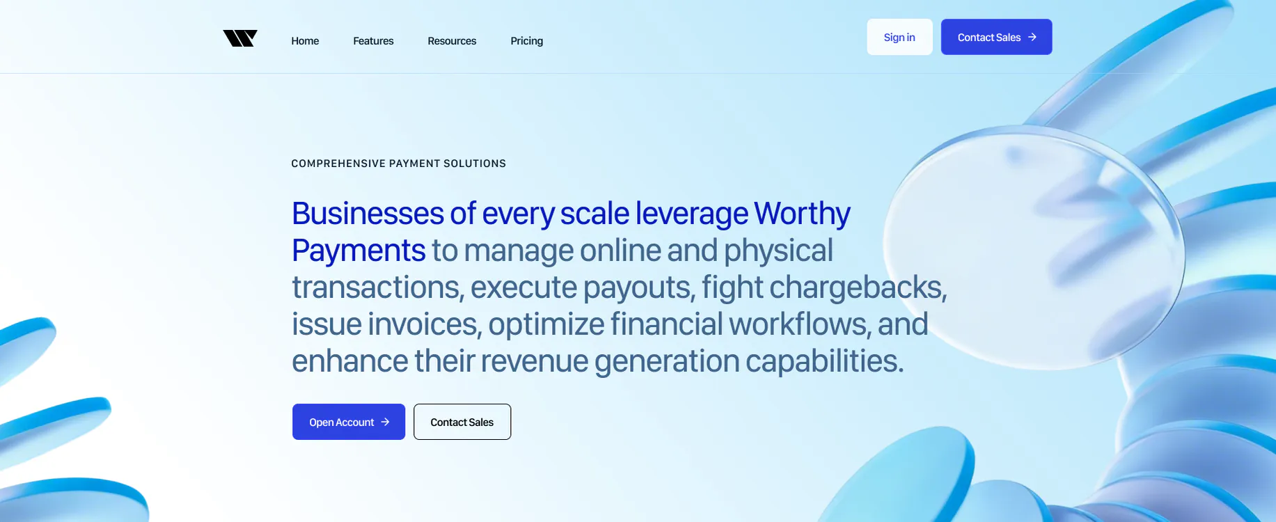 WP - Website Revamp — Hero